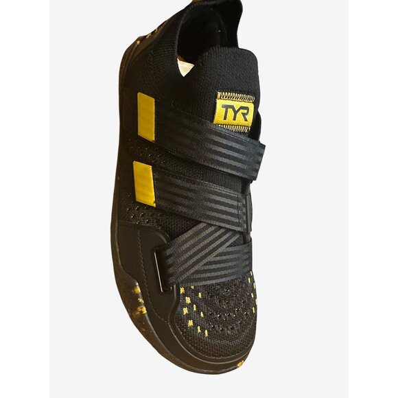 TYR Squat University DZ-1 DropZero Trainer Black & Gold Men’s 7.5 Women’s 9 - Picture 4 of 7